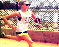 The actress also ran half marathon to support The Rape Foundation. 